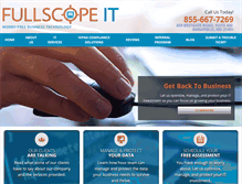 Tablet Screenshot of fullscopeit.com
